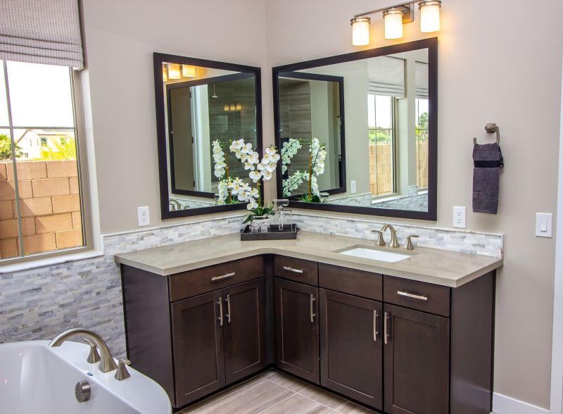 Elegant Vanity with Under-Mount Lighting